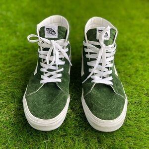 Vans Forest Green High-Top Sneakers